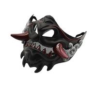 Maouira Face Mask Masquerade Halloween Devil Samurais Japanese Carnivals Party Devil Samurais