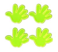 Maouira Of 4 Night Riding Reflective Stickers Easy Installation Afety Reflector Stickers for Bicycles Enhancing Visibility Reflective Adhesive for Bikes