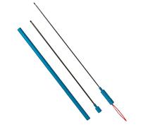 Maouira Quick Earthworm Hooking Needle Fish Deflation Tool Portable Fishing Tackle Fish Venting Hollow Driller Gas Stainless Steel Fishing