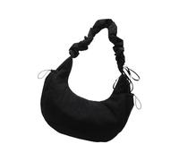Maouira Stylish Ruched Shoulder Bag Women’s Spacious Nylon Handbag Practical Crossbody Purse Satchel for Daily Use Fashionable Women’s Bag