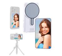Maovz 4K 30fps Wireless Vlog Selfie Back Camera Screen Monitor Mirror for iPhone/Android with Magnetic Bluetooth Remote Control,Smallrig Monitor,Content Creator Essentials,3.97 Inch, 1500Am Battery