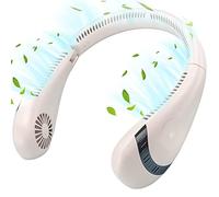 MAOW Neck Fan Rechargeable USB 3 Speed Foldable Adjustable Portable Bladeless 360° Airflow Neck Cooling Fan 5000mAh Quiet for Home Office Travel Sports Outdoor