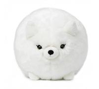 MAOWO Planet Arctic Fox Plush Toy, Adorable Round Chubby White Fox Stuffed Animal Soft Hugging Cushion for Kids and Adults, 48 cm / 18.9 in