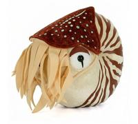 MAOWO Planet Chambered Nautilus Realistic Plush Toy 19cm Soft Nautical Sea Creature Stuffed Animal Educational Marine Life Collectible Living Fossil Gift for Kids and Ocean Lovers
