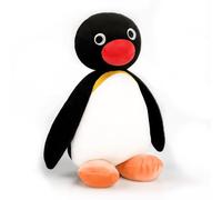 MAOWO Planet Penguin Plush Toy - 13 Inch Soft Cuddly Stuffed Animal for Kids - Cute Black & White Penguin Doll Pillow for Boys, Girls, Toddlers, Nursery Room Decoration