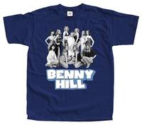 MAOZEEN Embry Benny Hill V5 A Hawthorne Comedy Movie Poster DTG Print T Shirt Blue