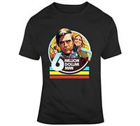 MAOZEEN Six Million Dollar Man T Shirt Black
