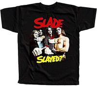 MAOZEEN Slade Slade Band Poster DTG T-Shirt XS-4XL Cotton Tops Tee Shirt Mens Black