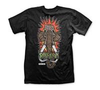 MAOZEEN Street Plant Mike Vallely Woolly Mammoth Skateboard Shirt Black Medium New Deal
