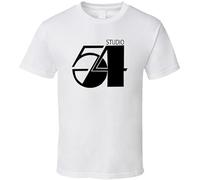MAOZEEN Studio 54 Music Production House2 Logo Black White Tshirt Men's