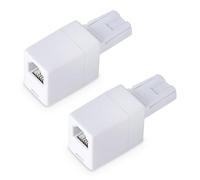 MAOZHOU BT to RJ11 Telephone Cable Adapter, 2 PCS BS6312 431A Plug to 6P4C Socket Converter
