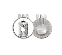 Map Cage Continent North America Golf Ball Marker Hat Cap Clip Enamel Magnetic