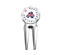 Map Flag Northern Ireland Golf Divot Tool Golf Ball Marker Repair Tool