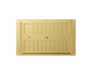 MAP Hardware 946-33 Metal Adjustable Air Vent 9" x 6", Double Brick Hit & Miss Grille Cover (229mm x 152mm), Gold