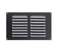 Map Metal Louvre Air Vent Cover for Openings 9 x 6" (229 x 152mm), Suitable for Venting Gas Appliances, Internal/External Walls, Anthracite