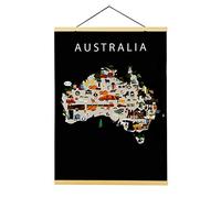 Map of Australia | B2 Poster | 50 x 70 cm | Maison Maps
