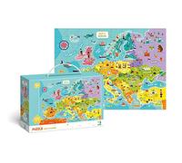 Map of Europe Jigsaw Puzzle for Kids 5 years old and up 100 pieces for Children Dodo Educational Puzzle Gift for Boys and Girls