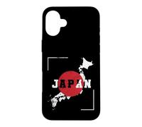 Map of Japan Geography and Culture Case for iPhone 16 Plus