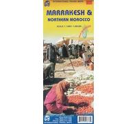 Map of Marrakesh and Northern Morocco ~ ITMB