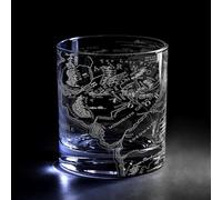 MAP OF MIDDLE EARTH Engraved 10.5oz Whiskey Rocks Glass | Middle Earth Tolkien Wizards Elves Orcs Dwarfs Fantasy Mythology | Unique Designs | Great Gift Idea for Fans!