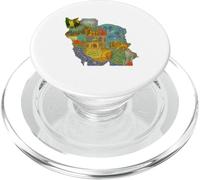 Map of Persian Empire Design, Ancient Persian Art PopSockets PopGrip for MagSafe