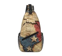 Map Of Texas Sling Chest Bag - Slim Sling Backpack For Men Women Lightweight Travel Shoulder Bag Crossbody Casual Daypack