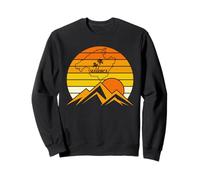 Map of the island of Mallorca with mountains of Mallorca Sweatshirt