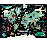 Mudpuppy Puzzle Map of the World 1000pc Family