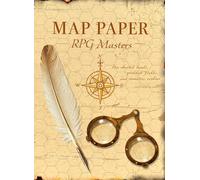 Map Paper DND: Small & Large Hex Paper, Grid, Dot Grid and Isometric Map Pages for Dungeon Masters - 8.5 x 11.69 Terrain & World Drawing