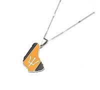 Map Pendant Necklace - Trendy Enamel Barbados Island Map Flag Pendant Necklace Men Women Barbados Map Thin Chain Jewelry Accessories Gift,White