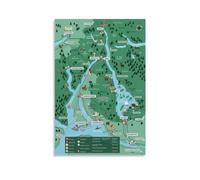 Map Poster Scotland Helensburgh And Loch Lomond Map Room Living Room Decor Modern Aesthetic Wall Art Gift For Friend Bed Unframe-style 24x36inch(60x90cm)
