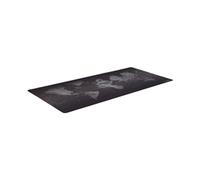 Map printed Large (90X40cm) gaming mouse pad with a non-slip base and