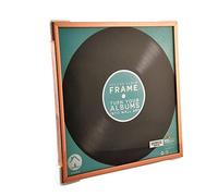 map Record Album Frame - Rose Gold