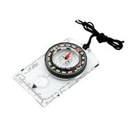 Map Ruler Magnifier for Reading with Lanyard Water Proof Navigation Compasses Multifunctional with Water Proof Scale