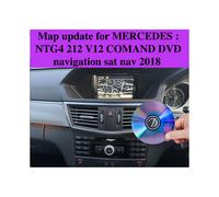 Map update for MERCEDES NTG4 212 V12 COMAND E, CLS DVD navigation 2018