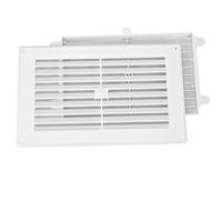 Map Vent Vent -Louvred W Rem. Flyscreen Plastic 9X6" White