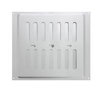 MAP Vents 939-31 Metal Adjustable Vents, Silver, 9 x 9-Inches (229 mm x 229 mm)