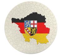 Map with Germany Flag Funny Wooden Picture Puzzle for Adults Challenge Intellectual Game Animal Shaped Pieces Jigsaw