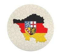 Map with Germany Flag Funny Wooden Picture Puzzle for Adults Challenge Intellectual Game Animal Shaped Pieces Jigsaw