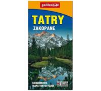 Mapa Kieszonkowa Tatry, Zakopane Laminowana Podróże Plany Miast Polska Książka Polish Book