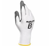 Krytech 579 Cut Resistant Gloves, Mens Protective Safety, Work Gloves, Mechanics, Workman, Builders, Site, Construction, (EN388) Anti Cut, White Size 10 (XL) (1 Pair)
