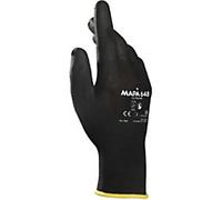 Mapa Professional Precision Work Ultrane 648 Handling Gloves PP (Polypropylene) Black Size 10 1 Pair