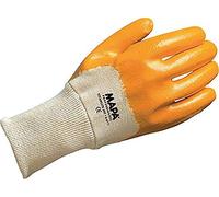 MAPA Professional TITAN 397 Heavy Duty Nitrile Work Gloves, Construction, Builder, Workman, Work Site, Automotive Parts Yellow Size 8 Medium (1 Pair) Protective Safety Gloves