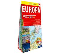 Mapa Samochodowa Europa 1:4 000 000 W.2026 Podróże Mapy Samochodowe Polska Książka Po Polsku Polish Book