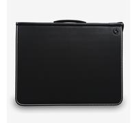 Mapac : A2 Premier Portfolio : Black : strong ring mechanism : double thickness handle : shoulder strap