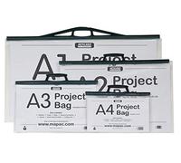 Mapac A3 A4 Project Bag - Clear (A3)