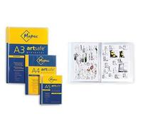Mapac : A3 Artsafe Presenter : 20 Clear Sleeve Presentation Folders that hold up to 40 pages