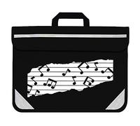Mapac: Music Bag Duo - Music Notes (Black): Music Bag