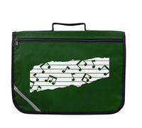 Mapac: Music Borsa Excel - Music Notes( Green) - Mapac: Excel Music Bag - Music Notes, Green
