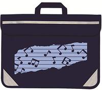 Mapac: Navy Duo Carrier - Light Blue Music Motif